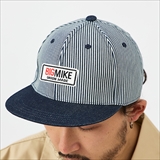 [ビッグマイク]BIGMIKE HICKORY DENIM CAP ワッペン付