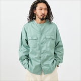 [ビッグマイク]NO COLLAR TWIL SHIRT JKT