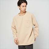 [ビッグマイク]sunglasses pocket crew sweat