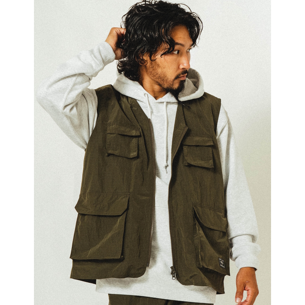 [ビッグマイク]リップストップVEST