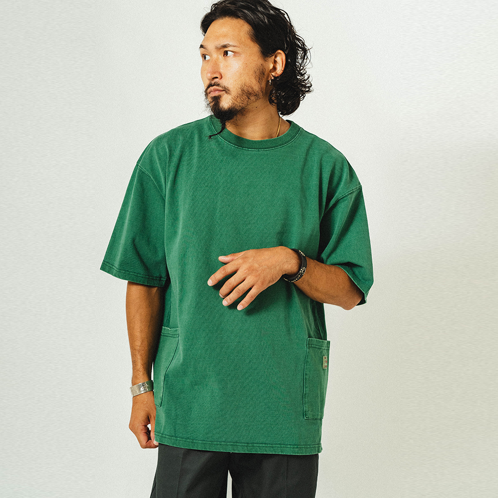 [ビッグマイク]W POCKET TEE