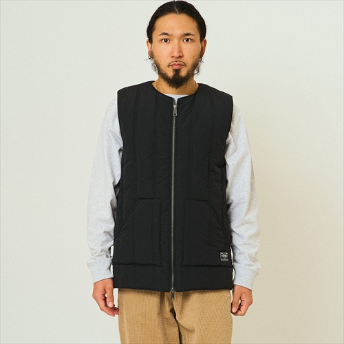 STANDALONE キルティング ベスト Bshop｜LAVENHAM | <別注> スタンドカラー キルティングベスト