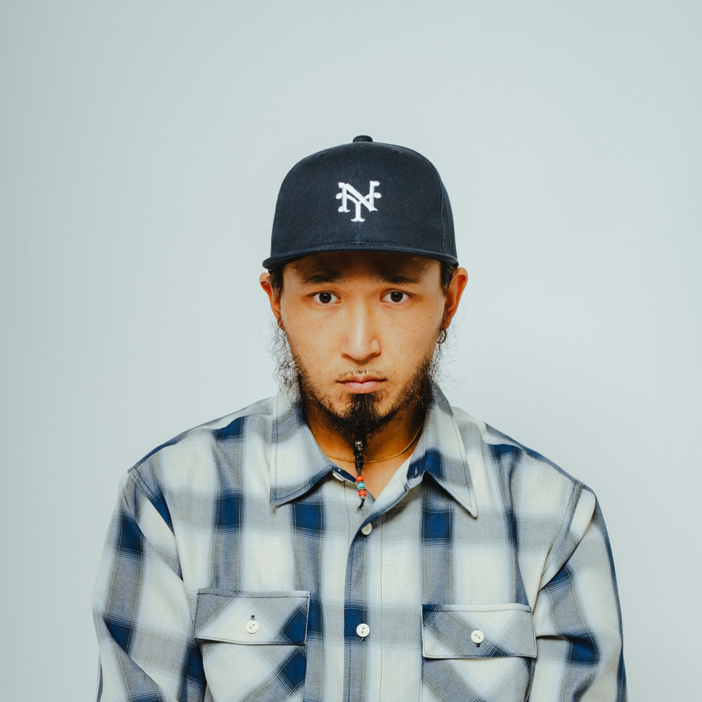 [ビッグマイク]【コラボ】ニグロリーグ コラボフラットバイザーCAP