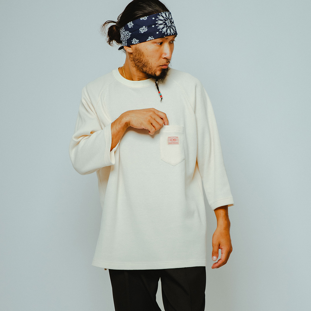 [ビッグマイク]サーマル サングラスポケット Q/S Tシャツ