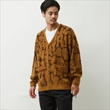 [マウンテンマニア]ANIMAL PATTERN CARDIGAN