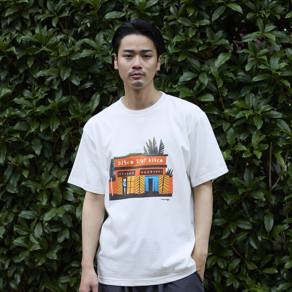 [ツーヤン×ゴーアウト]Disco stop Tシャツ