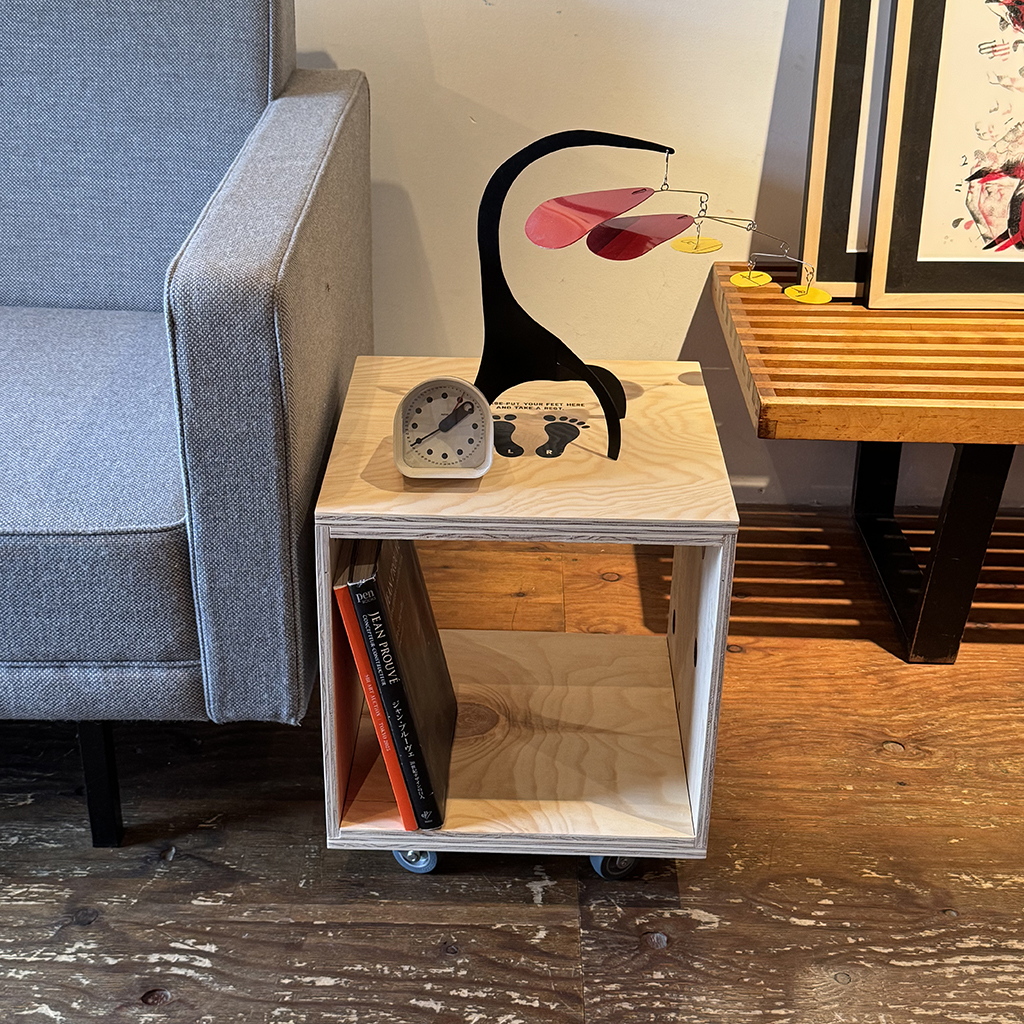 [フォーティーナイン×ゴーアウト]Plywood Cube w/caster