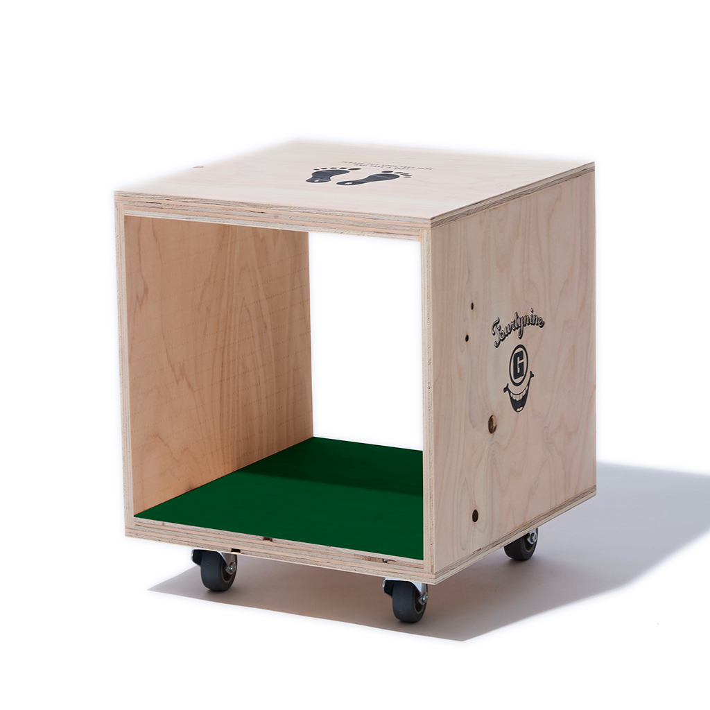 [フォーティーナイン×ゴーアウト]Plywood Cube w/Caster