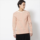 [アヴィレックス デイリーウェア]RIB BORDER LS TEE