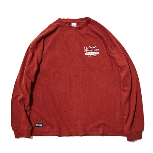 マナスタッシュ | HEMP TOUR L/S TEE | ロンT | GO OUT Online
