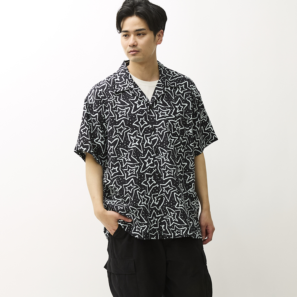 [マナスタッシュ]GAUZE MANALOHA SHIRT