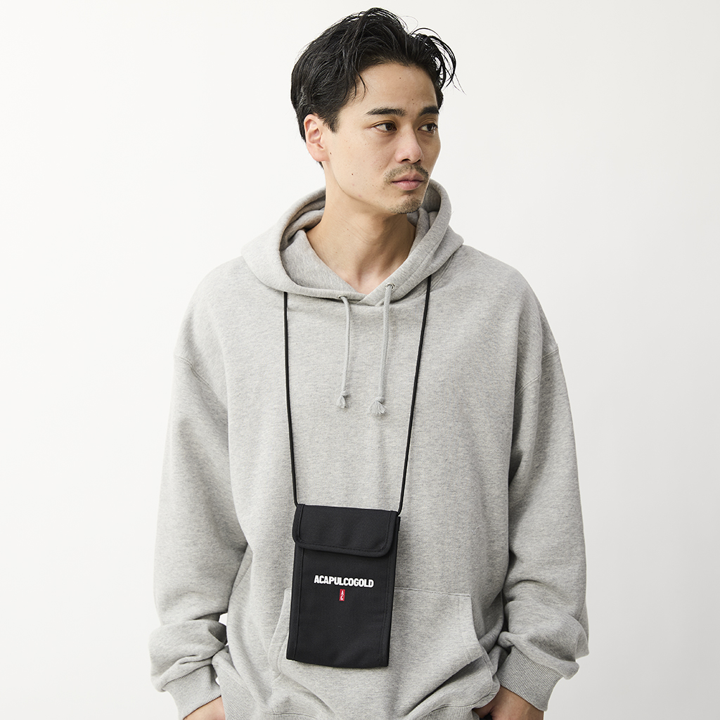 [アカプルコゴールド]BL LOGO RECYCLED PHONE BAG