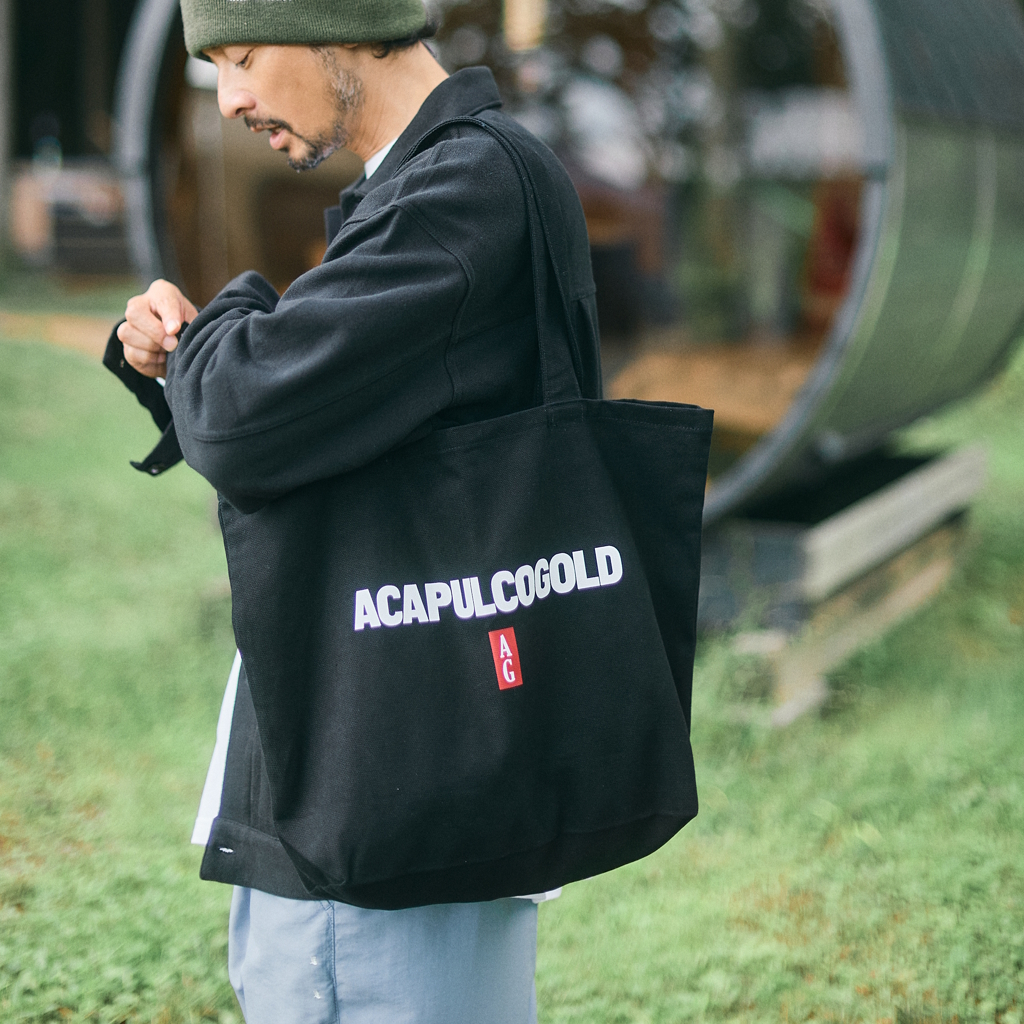 [アカプルコゴールド]BL LOGO CANVAS TOTE BAG
