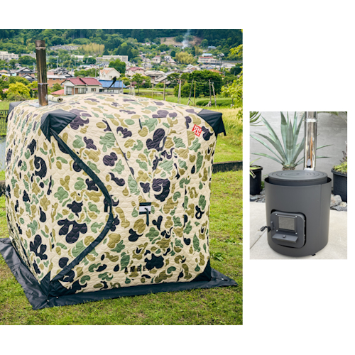 アウトレット】AMBER テントサウナ 本体 4人用 GOOUT コラボモデル