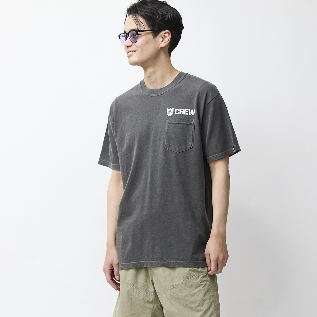 [バスブリゲード]ONEITA × BASS BRIGADE BRGD CREW PIGMENT TEE