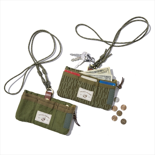 ブラウンブラウン×ゴーアウト | リメイク ミニウォレット ショルダー