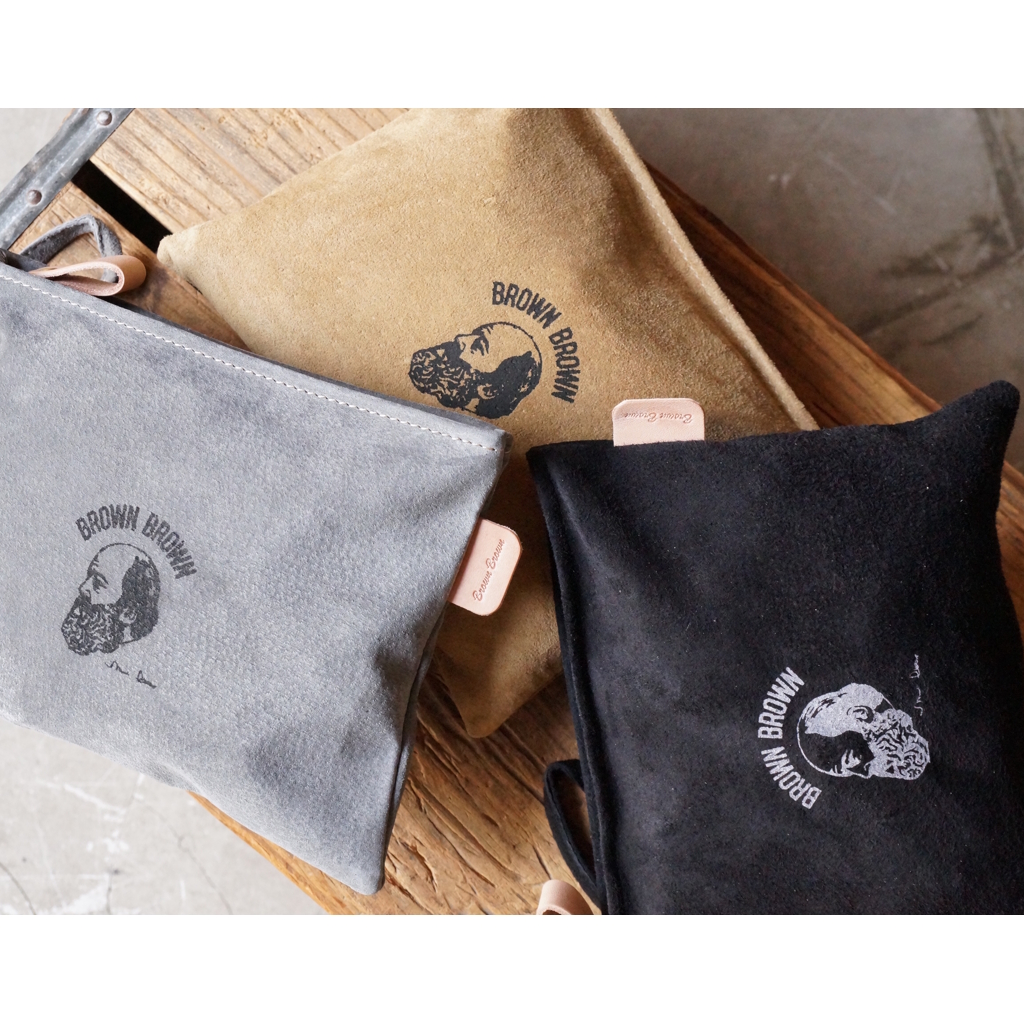 [ブラウンブラウン]豚革 Mr.Brownハンドミニバック