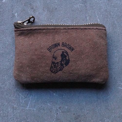 ブラウンブラウン | 豚革 Mr.Brownコインケース | 財布 | GO OUT ブラウンブラウン | 豚革 Mr.Brownコインケース | 財布 | GO OUT