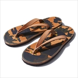 [ブラウンブラウン×ゴーアウト]Leather Sandal
