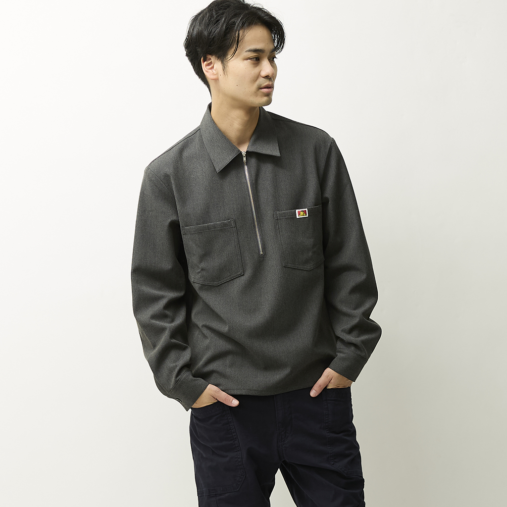 [ベン デイビス]THERMOLITE HALF ZIP SHIRTS