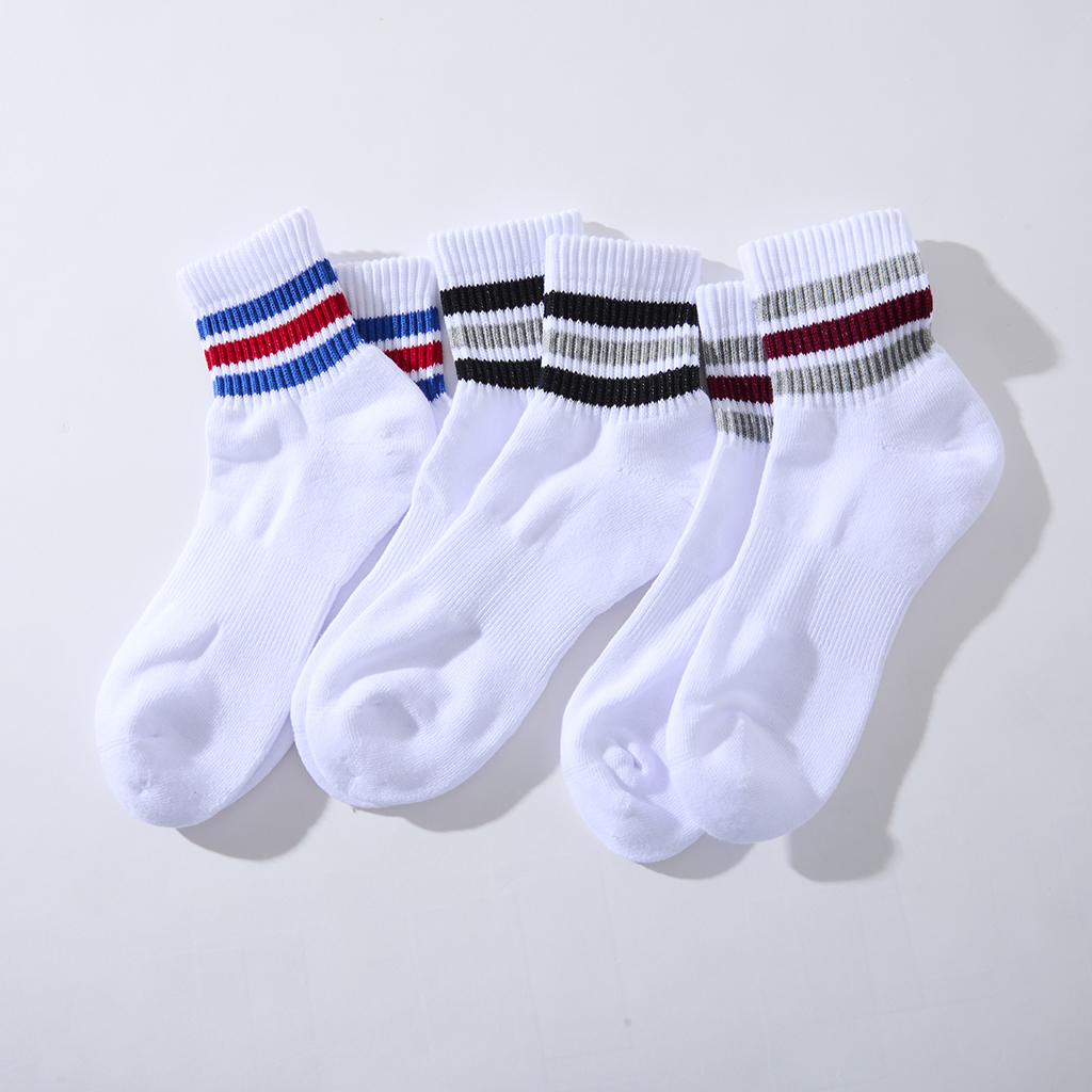 [ベン デイビス]3P LINE SHORT SOCKS