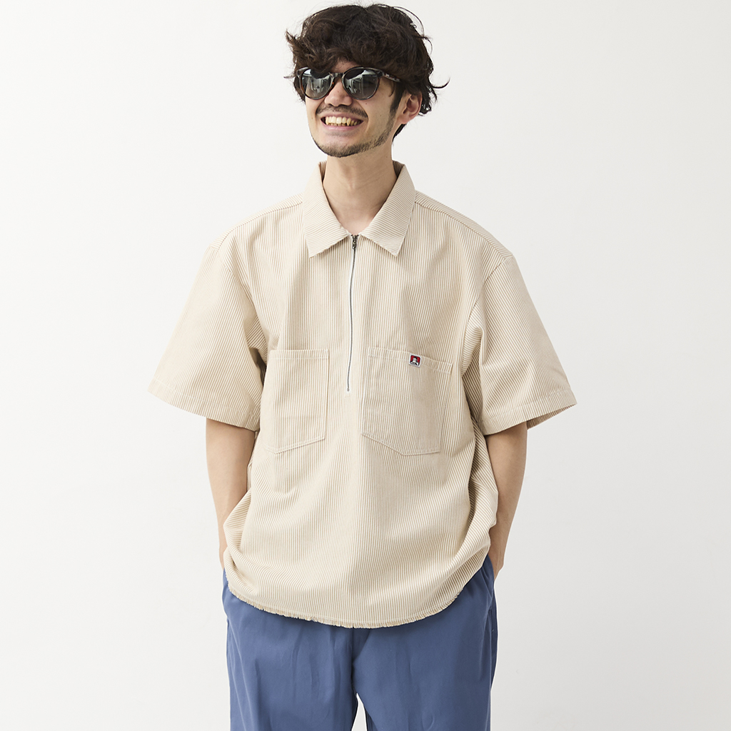 [ベン デイビス]HICKORY Half Zip Shirts