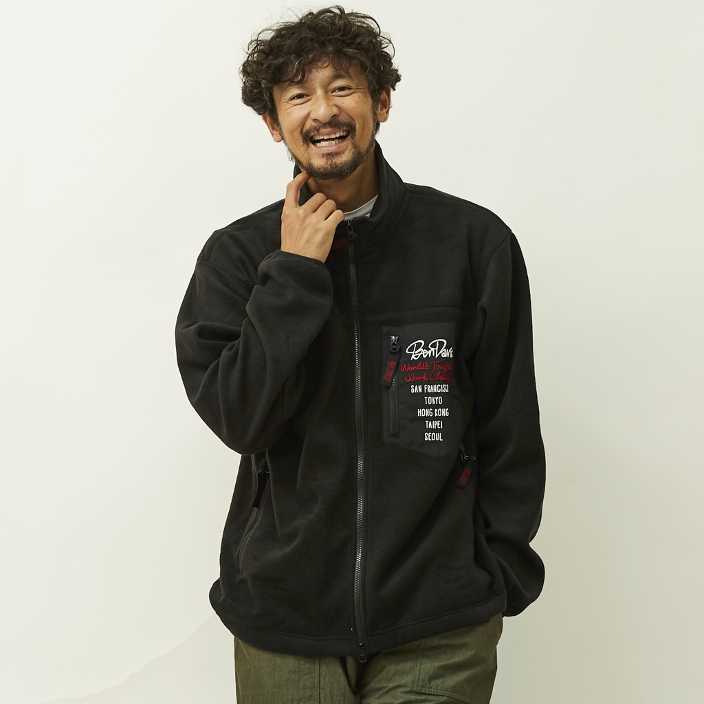 [ベン デイビス]FLEECE HALF BUTTON