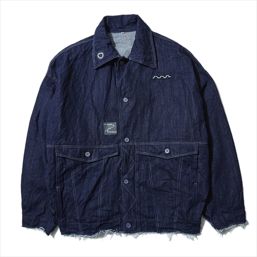 ジャケット・アウター GO! ボタニックグリーン | クロシェットデニムジャケット | アウター