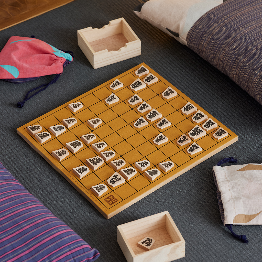 [ブレンディット]MHAK×BLENDit 天童の将棋駒セット (将棋盤/駒/巾着)