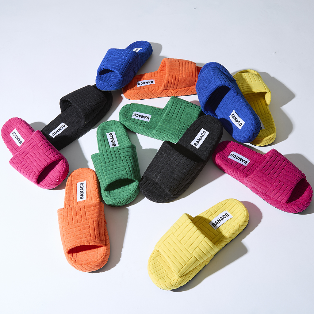 [バナコ]ビビッド テリー ルーム スリッパ