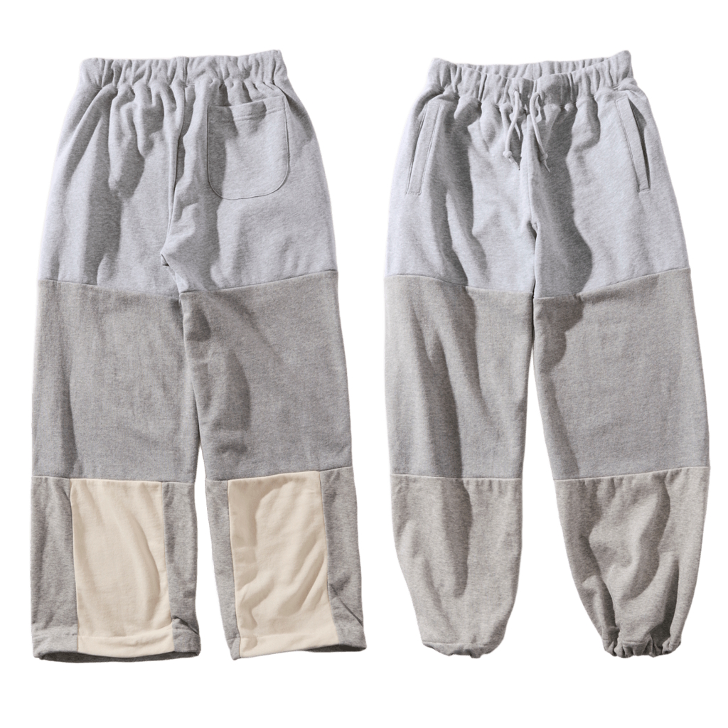 [ブランクピザスタジオ×ゴーアウト]GRAY COLOR TONE SWEAT PANTS