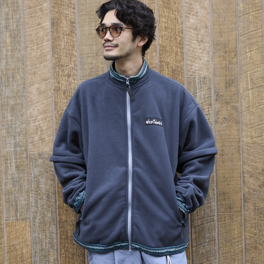 [ブランクピザスタジオ×ゴーアウト]REMAKEN 3WAY FLEECE JACKET（パイピング）