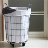 [ブリッド]WIRE ARTS&PRO LAUNDRY ROUND CASTER 33L