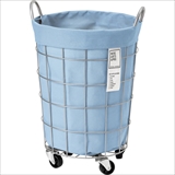 [ブリッド]DENIM LAUNDRY BASKET with CASTER 33L