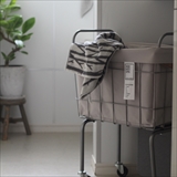 [ブリッド]WIRE ARTS & PRO LAUNDRY SQUARE BASKET with CASTER LEG 38L