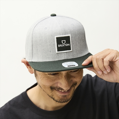 [ブリクストン]ALPHA SQUARE MP SNAPBACK