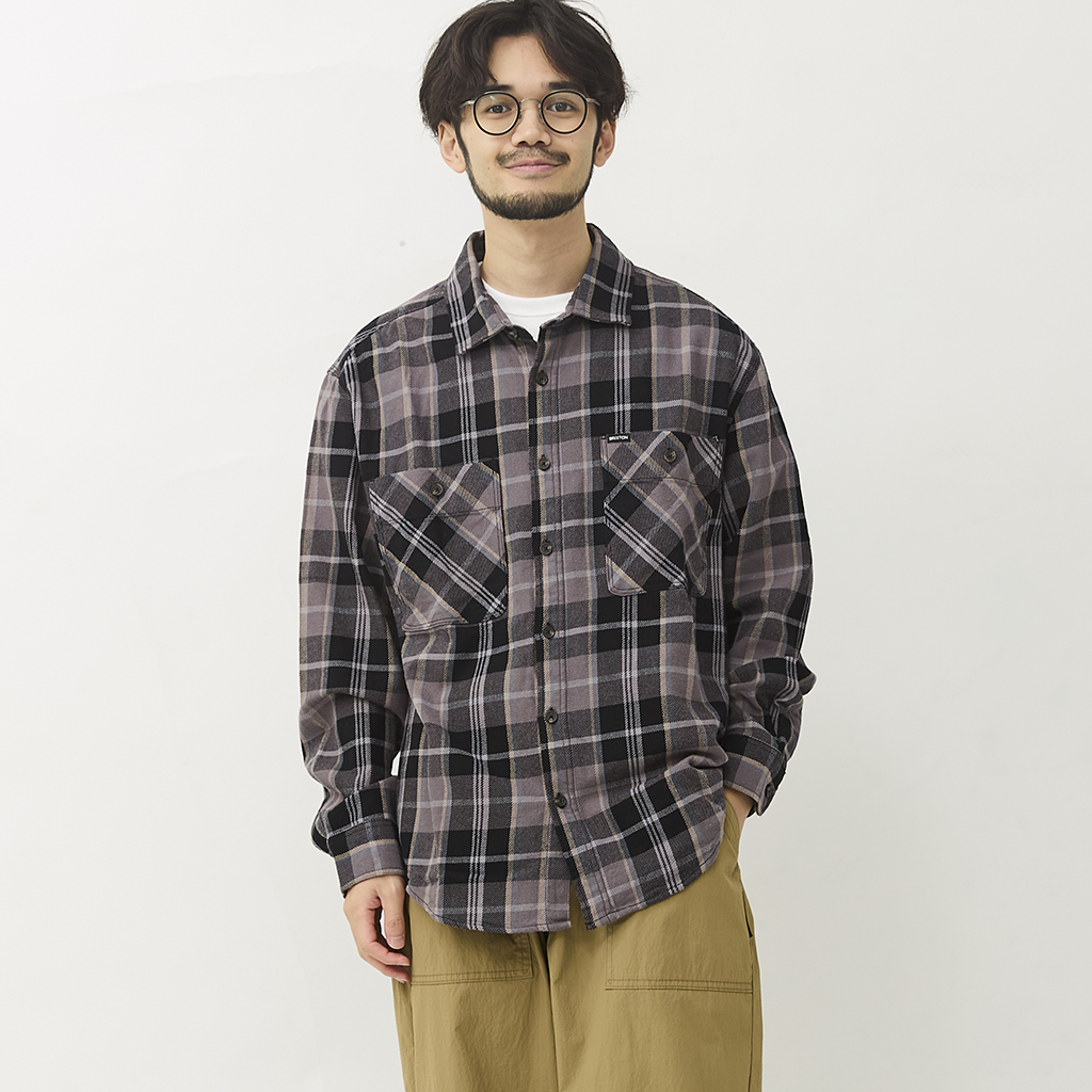 [ブリクストン]VINTAGE WASH FLANNEL