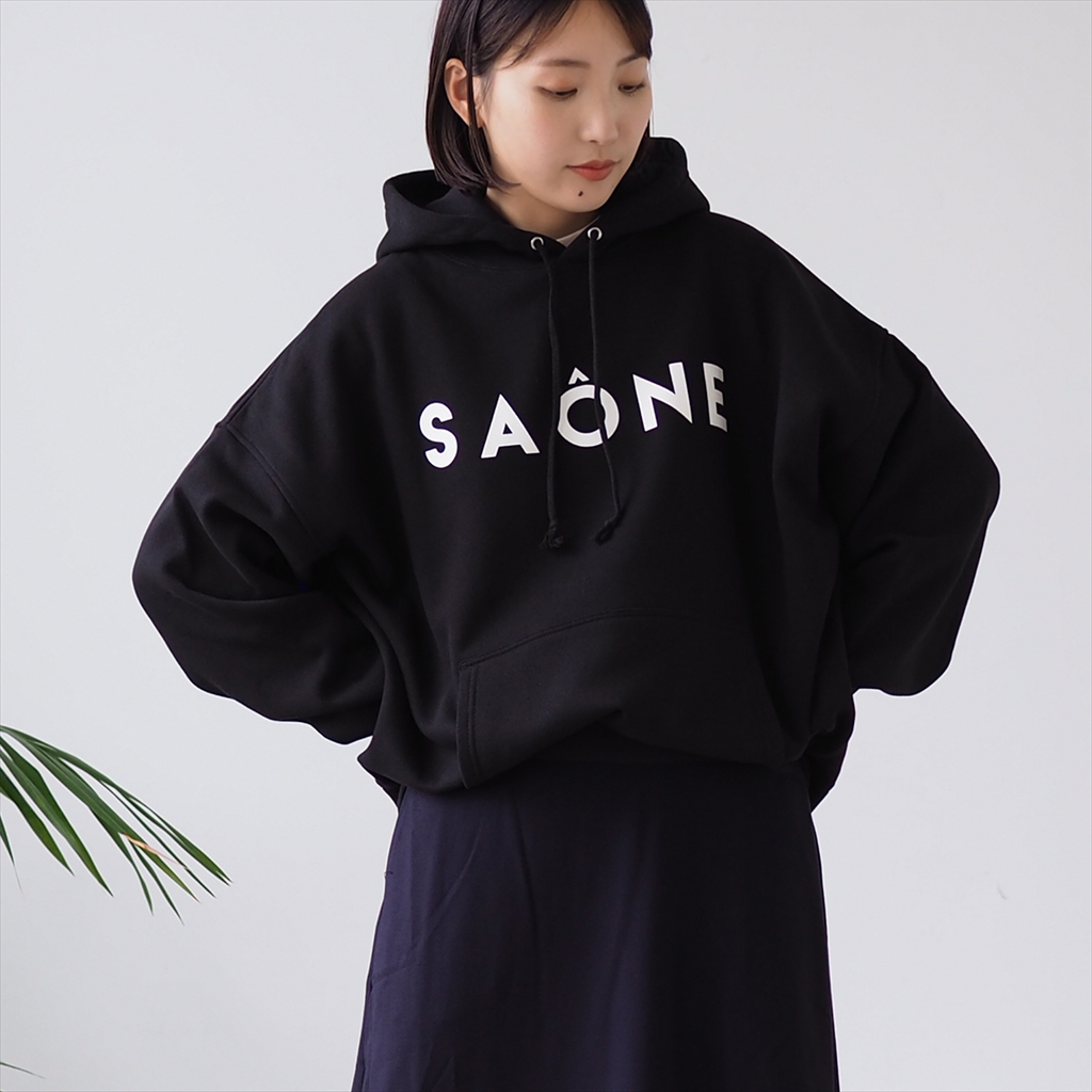 [ブルーホワイト]SAONE フーディー