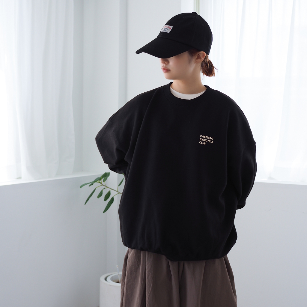 [ブルーホワイト]オーバースウェット Creme