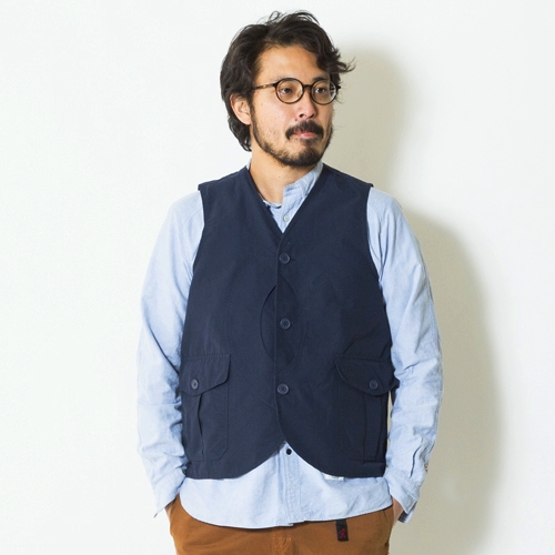 エンジニアードガーメンツ　アップランドベストミリタリースタイル Mサイズ エンジニアードガーメンツ アップランドベストミリタリー