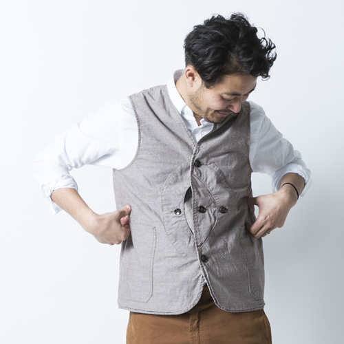 クラスファイブ | Chambray Hunting Vest | ベスト | GO OUT クラスファイブ | Chambray Hunting Vest | ベスト | GO OUT