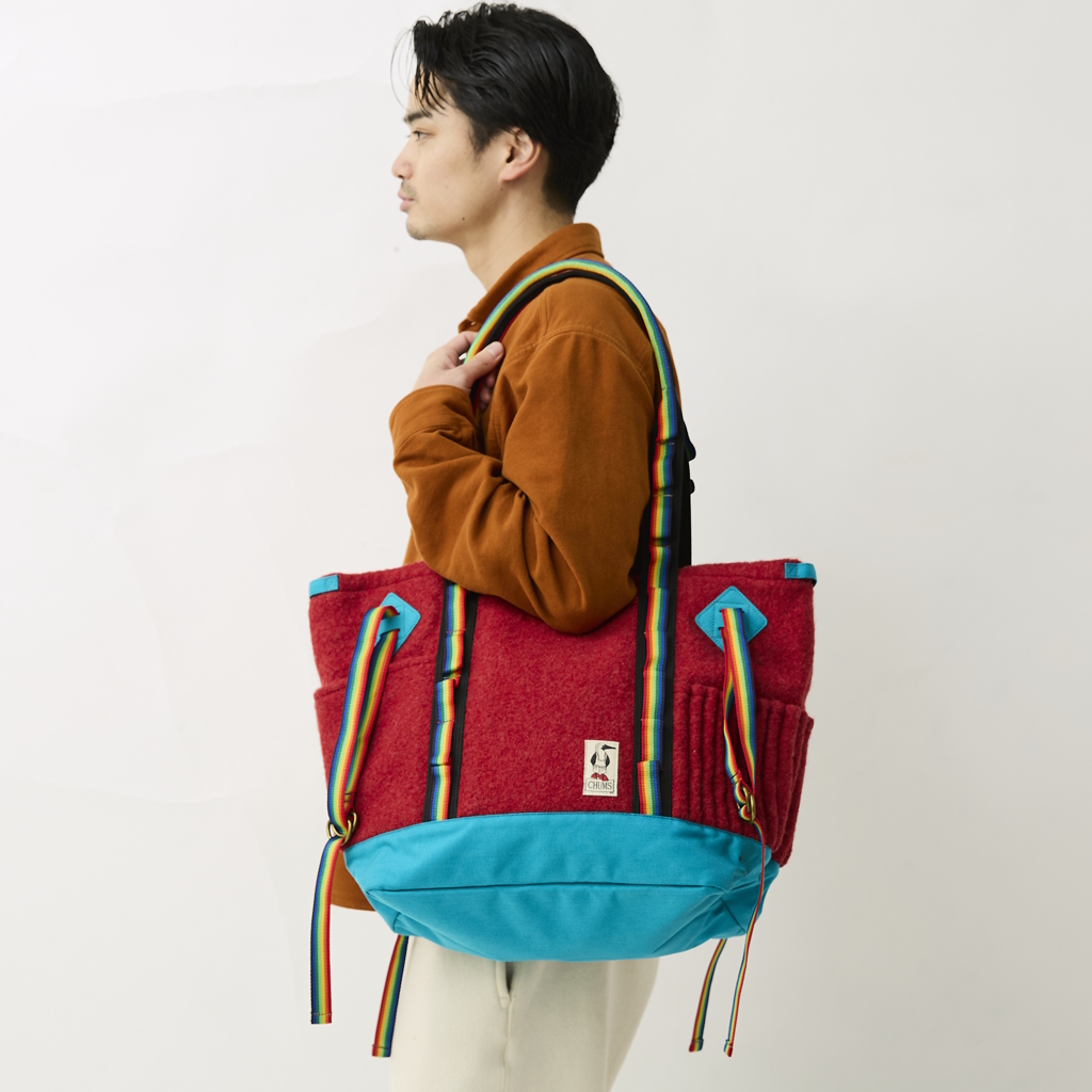 [チャムス×ゴーアウト]CHUMS×GO OUT×TOWER RECORD CAMP TOTE FELT