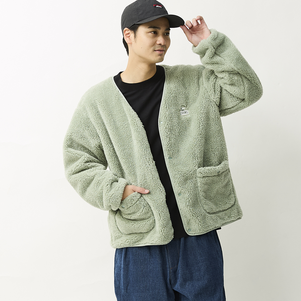 [チャムス]かせきさいだぁ Bdg Flc Cardigan