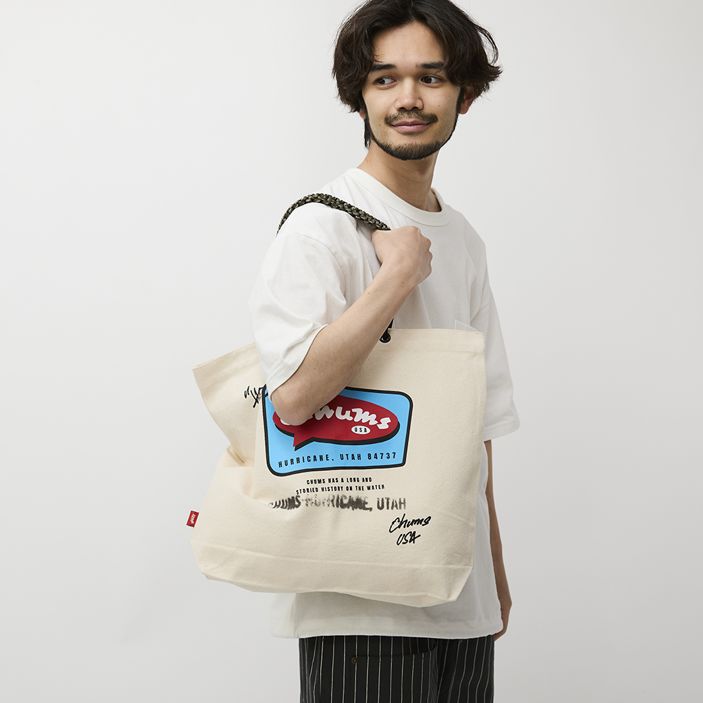 [チャムス]守矢努 Canvas Rope Tote Bag