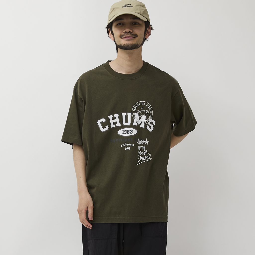 [チャムス]守矢努 CHUMS College T-Shirt