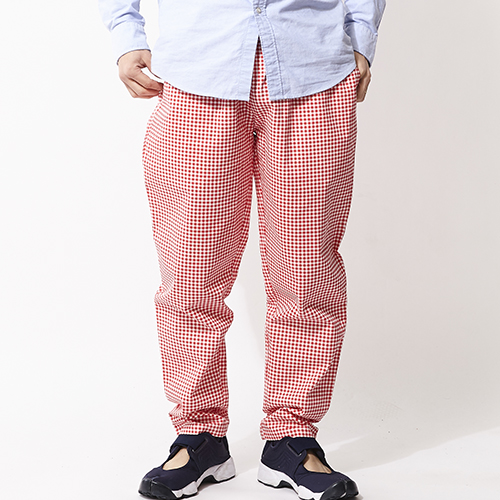 クックマン | Chef Pants Gingham | パンツ | GO OUT Online 特販割40% クックマンチェックパンツLサイズ ワークパンツ/カーゴパンツ