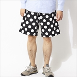 [クックマン]Chef short Pants Big dots Black