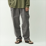 [クックマン]Chef Pants Stripe Highway Gray