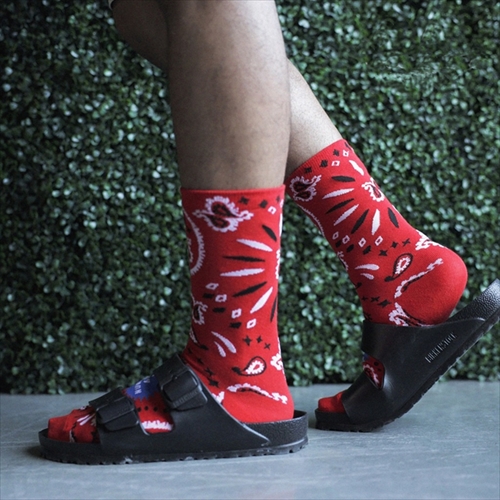 [クックマン]Crew Socks Tiger