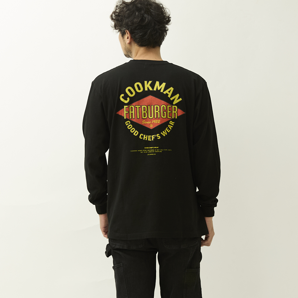 [クックマン]Washed Long Sleeve T-shirtsFAT Mean